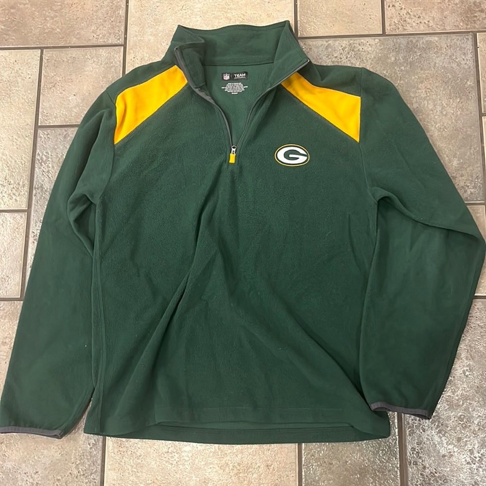 Green Bay Packers quarter zip fleece adult small